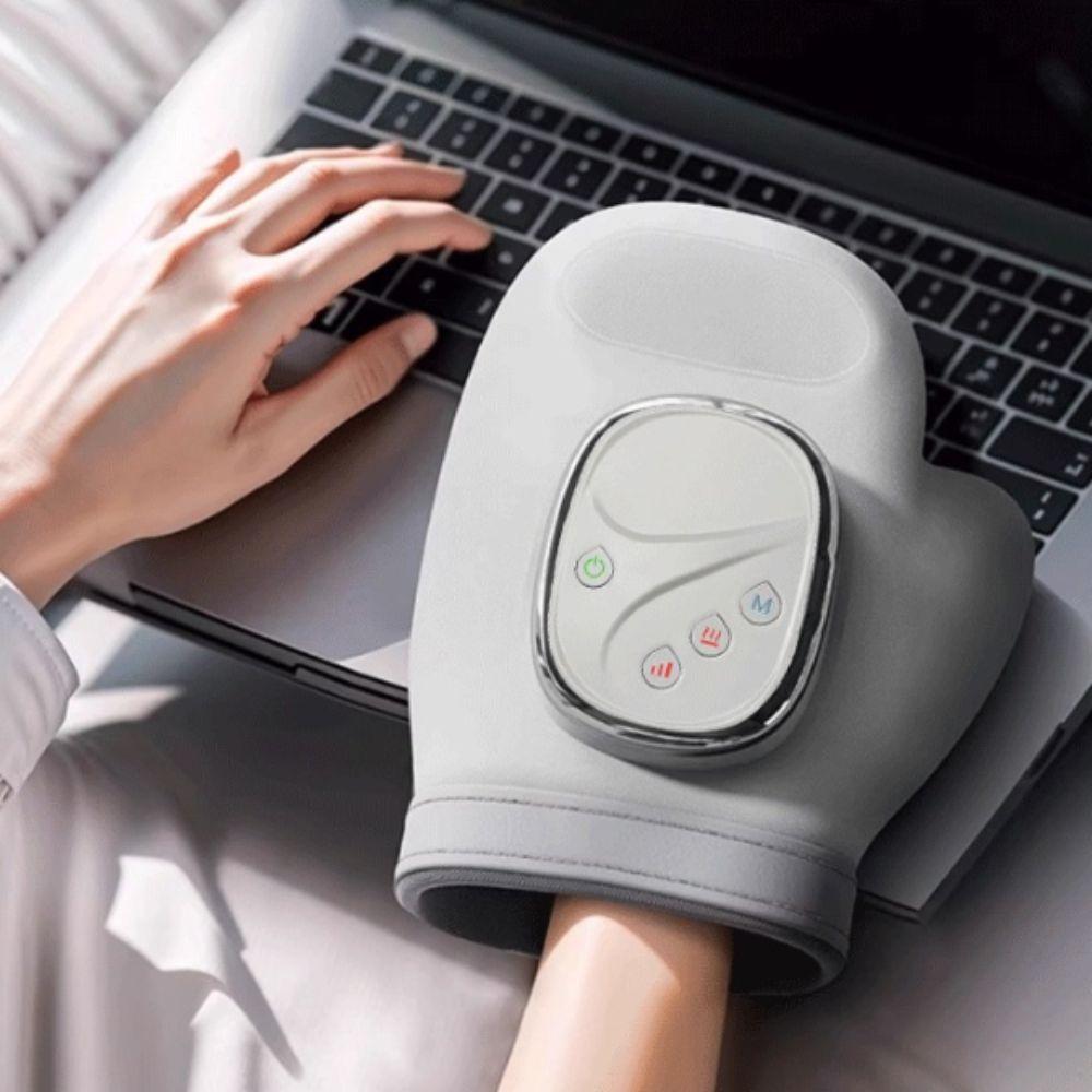 Heat Compression Hand Massager Stretching Mode Hand Joint Reliever Office Workers