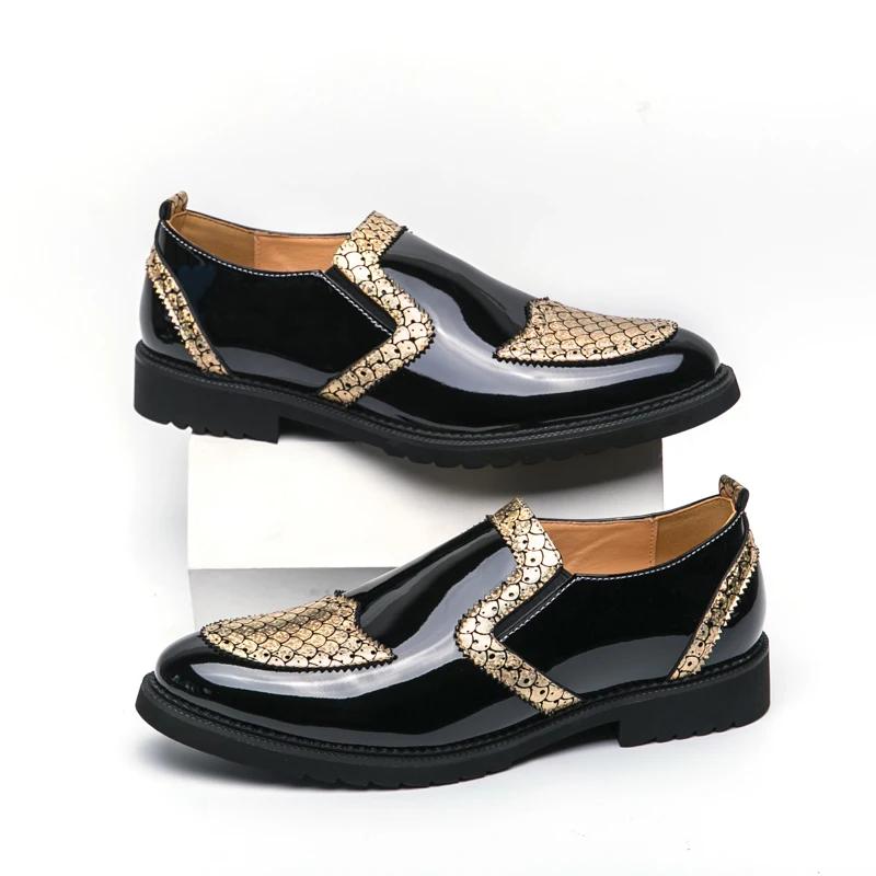 Fashion Leather Men Dress Shoes Classic Formal Leather Shoes for Men Formal Office Work Shoe Men Party Oxfords Business Zapatillas Male