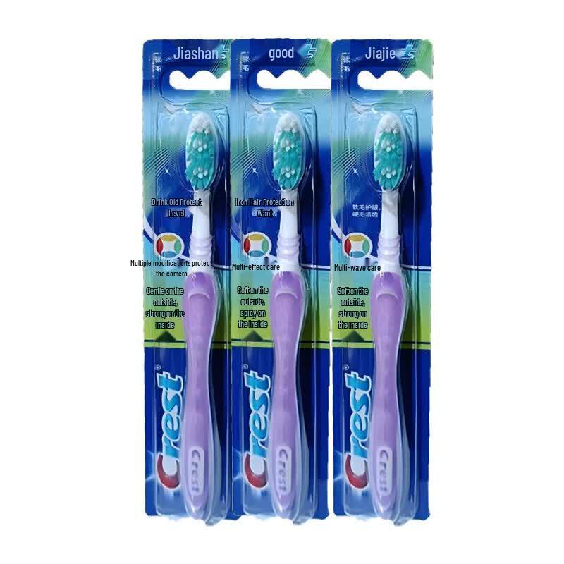 Crest Gentle Clean Soft Bristle Toothbrushes (3-Pack)