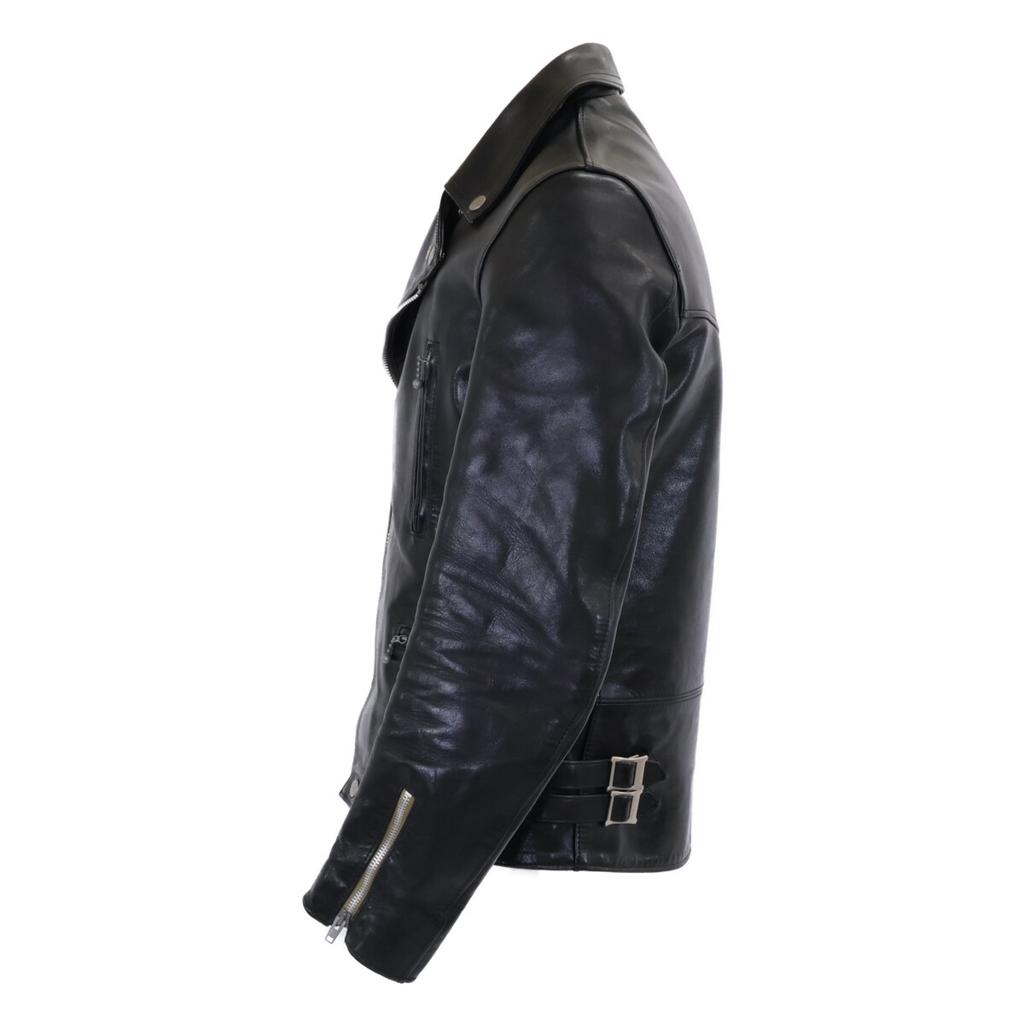 ADDICT CLOTHES AD-02L Doppel-Rider's Jacke aus Pferdeleder Jacke 38 schwarzGebraucht