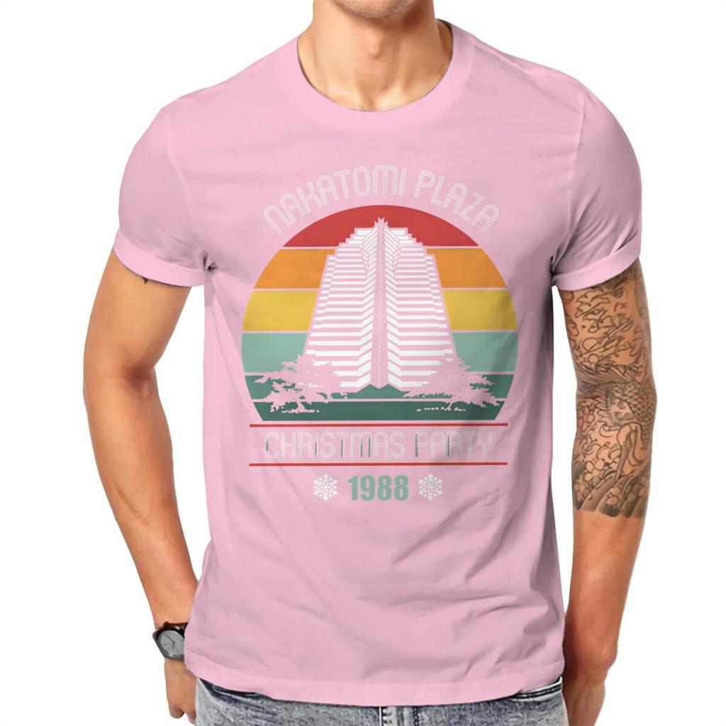 Die Hard Nakatomi White T Shirt Homme Unisexs Tshirt Cotton Short Sleeve