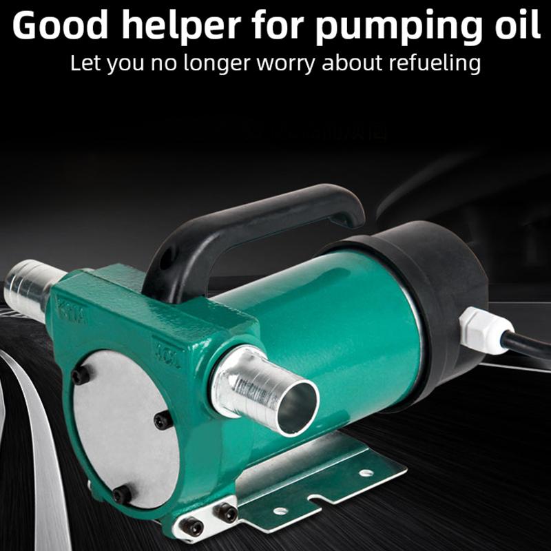 Water Pump Oil Pump 12V/220V Mini Pump DC Fuel Dispenser Car Mounted Diesel Electric Portable Battery Fuel Pump