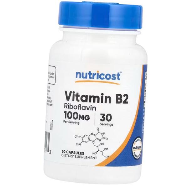 Riboflavin, Vitamin B2 100, Nutricost (36647048)