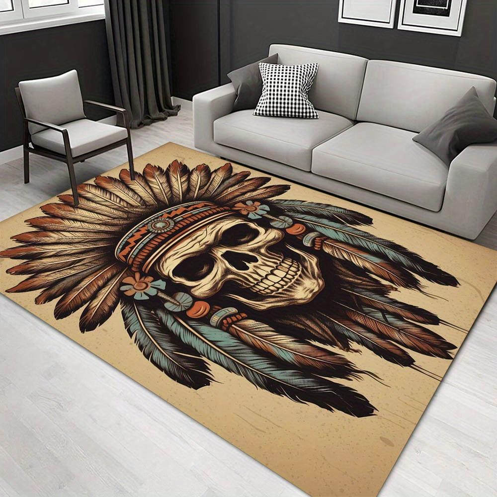 

1pc 23864153850 Pattern Carpet, Area Rug For Living Room Bedroom Room Bed Chair Laundry Entryway Corridor Yard Non-slip Outdoor Camping Rug 60cm by 90cm