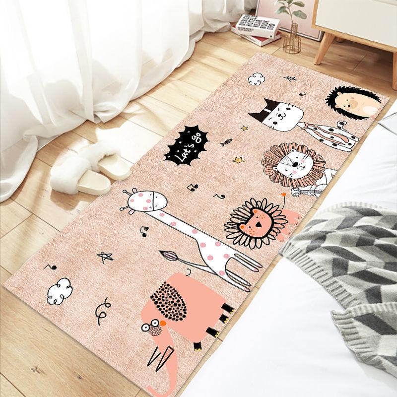 Cartoon Carpet for Bedroom Modern Children Carpet Floor Mats Washable Bath Mat Entrance Door Mat Kids Play Mat Kawaii Room Decor