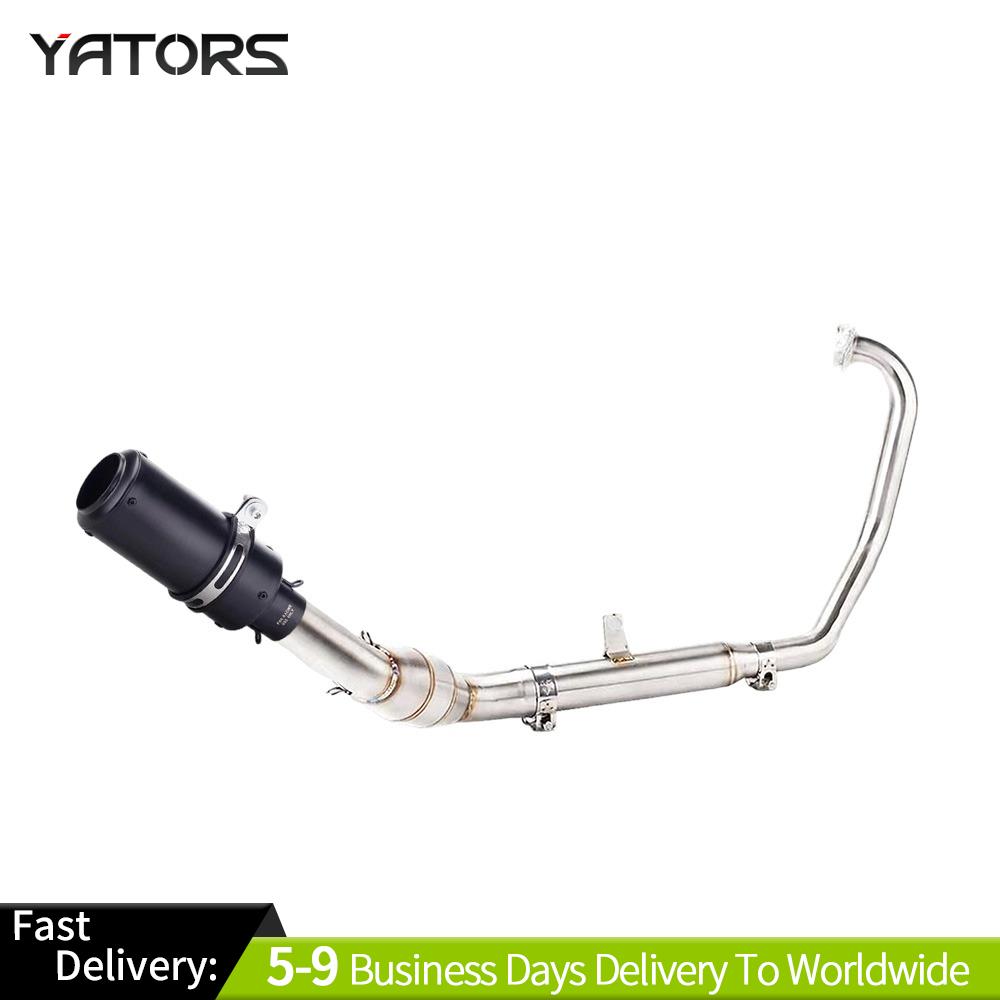 For CFMoto 250SR 250NK 2020-2024 Motorcycle Exhaust Header Link Pipe Muffler Exhaust Systems Exhausts Pipes