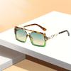 Vintage Black Square Sunglasses Woman Luxury Brand Small Rectangle Vintage Sunglasses Sun Glasses Female Gradient Clear Mirror