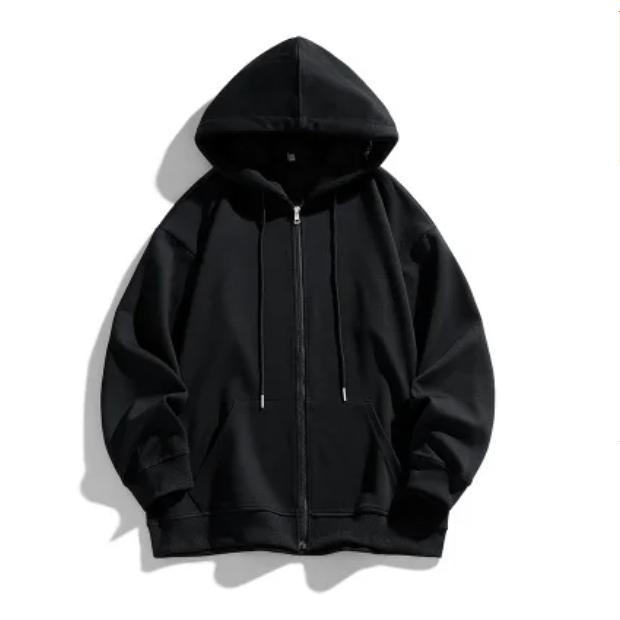Cardigan Sweater Men's Spring and Autumn Jacket Men's Clothes Hooded Sweater
