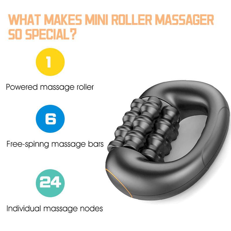 Massage Roller Gun Deep Tissue Percussion Muscle Massager Electric Rechargeable Muscle Repair PainRelief for Neck Shoulder Waist