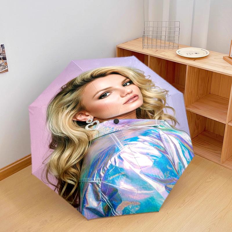 Britney Spears Automatic Umbrella - Suitable Travel Outdoor Portable Umbrella Birthday Gift Daily Essentials