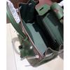 High-end Custom Top Layer Swift Cowhide Lace Edge Genuine Leather Women's Bag Patchwork High-end Handbag