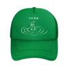 Im Fine Thumb Casual  Mesh Baseball Cap Hip Hop