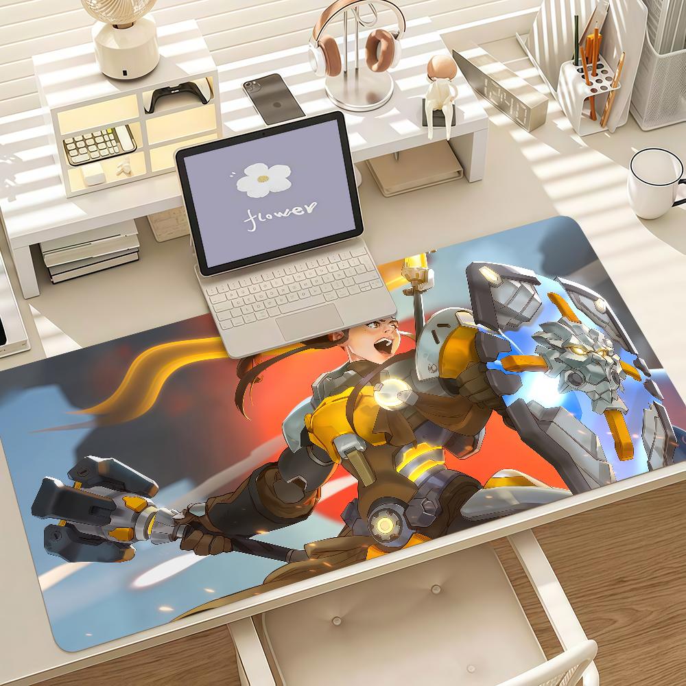Game OOverwatchEs Mouse Pad Anti Slip Rubber Edge Locked Thickened Laptop Gaming Desk Mat