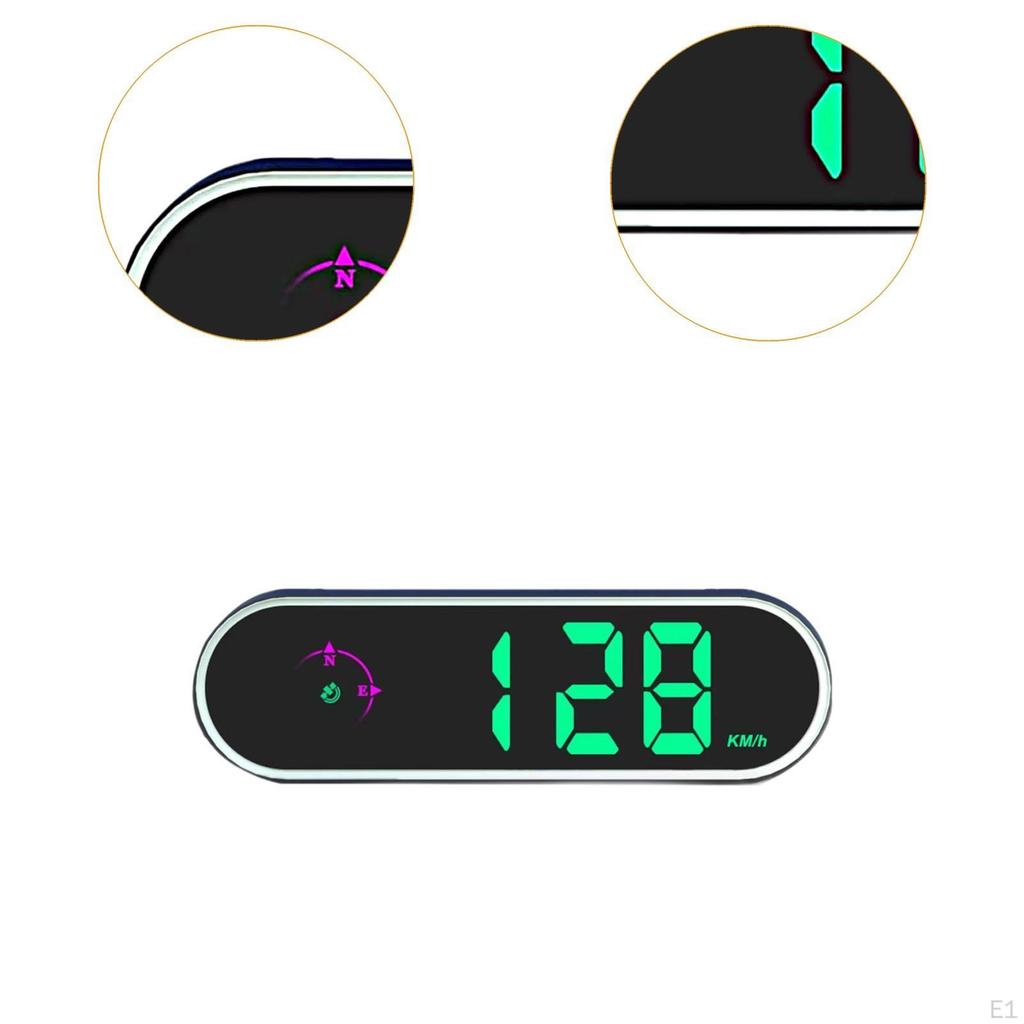 Digital Speedometers Accessories with Light Professional Large Screen Easy Installation Real Time