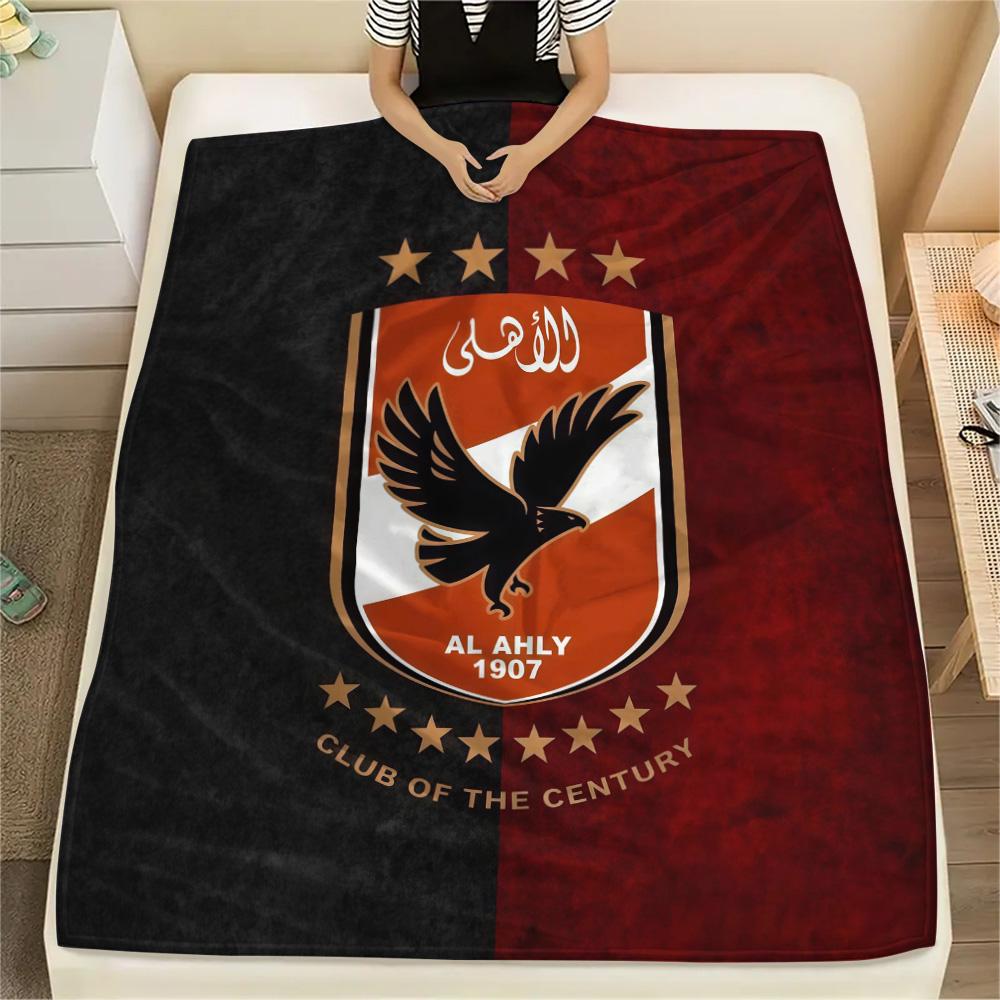 Al Ahly Sporting Club Flannel Blanket, High quality Comfortable for All Seasons, Home Decor, Warmth and Comfort