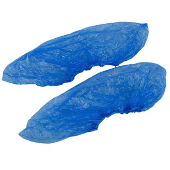 100Pcs Non-Slip Shoe Covers Disposable Plastic Shoe Sleeves Cleaning Protective Overshoes for Hotel Laboratory