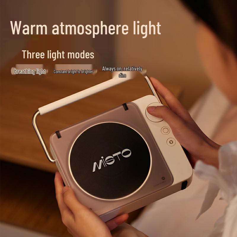 Bluetooth Wireless Speaker with Light-Activation, High-Quality Sound, Smart Design, Night Light Feature, and Compact Size.
