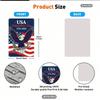 American Independence Day 1776 2026 Vintage Bald Eagle US Flag Tin Sign Retro Wall Art 20x30 Inch Home Bar Decor