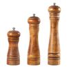 Antique Finish Wooden Spice Grinder With Manual Pepper And Salt Mill For Cooking Enthusiasts