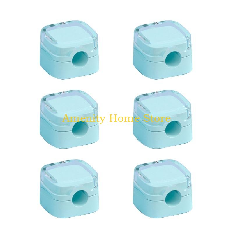 F26C Colorful Cable Practical Cable Management Holder Convenient Cable Organization Clip
