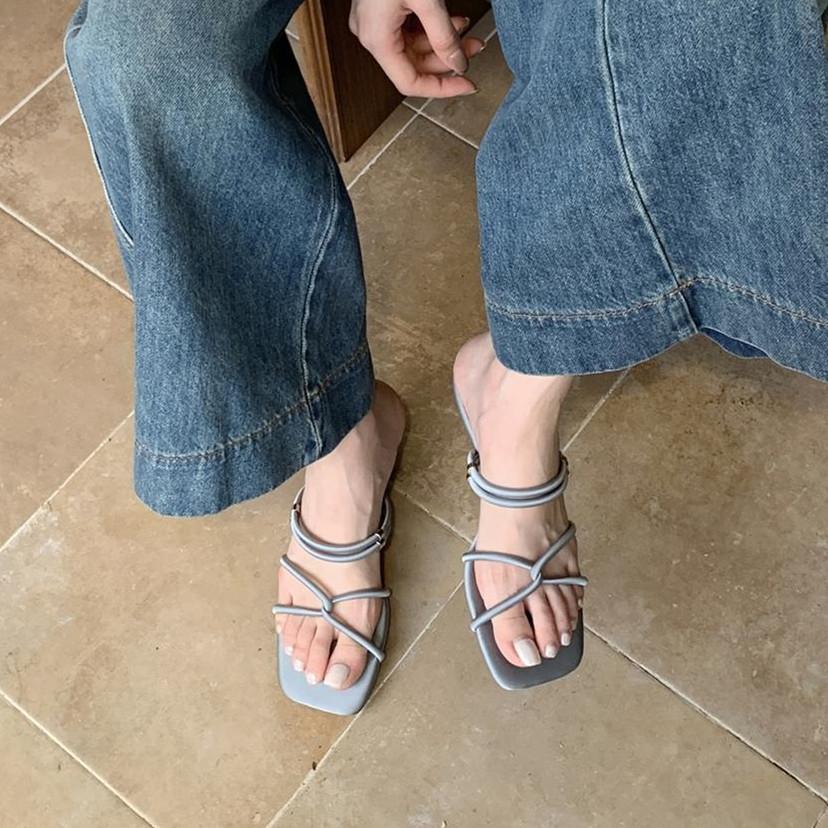 

Fashion Bailamos Summer New Brand Women Sandal Fashion Narrow Band Ladies Elegant Gladiator Shoes Low Heel Outdoor Dress Pumps 39 небесно-голубой