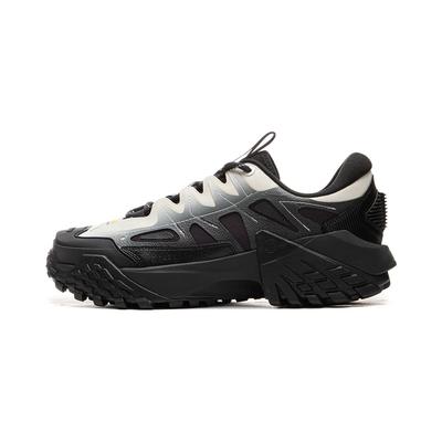 Li Ning Rutschfest Abriebfest Rutschfest Abriebfest Niedrige Wanderschuhe Herren Schwarz Weiß AHCU019-1