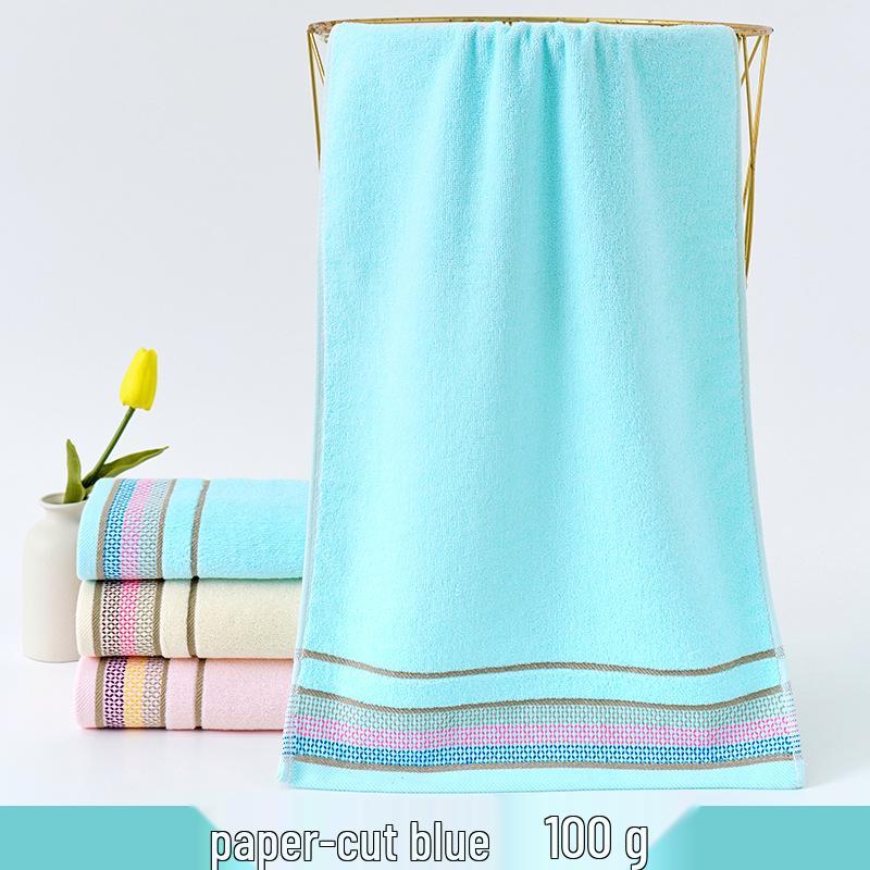 

100% Хлопок Впитывающее Взрослое Полотенце – Утолщенное, Мягкое, Чистый Хлопок 72*33【opp bag packaging】