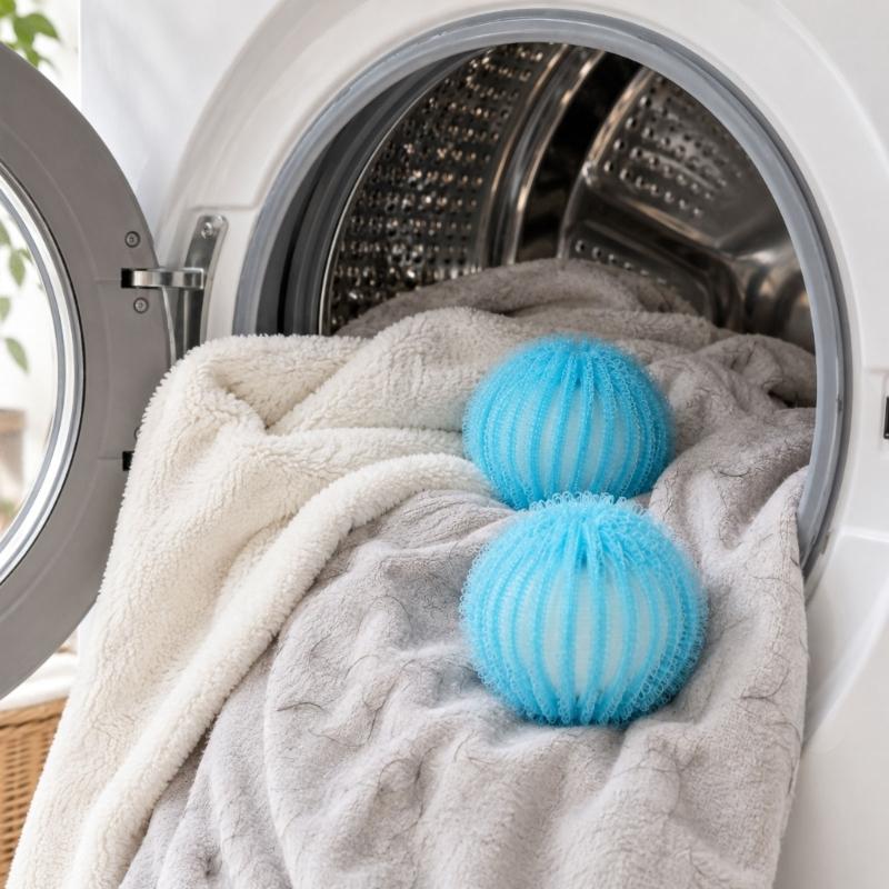 Laundry Ball for Shedding Pet Households, Washer Hair Pickup Helper for Dog Home Clothing and Everyday Laundry Work for Household Fabric Care