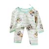 New Spring/Summer Cotton Baby Pajama Set - A-Grade Thin Cartoon Design for Boys & Girls (0-2 Years)