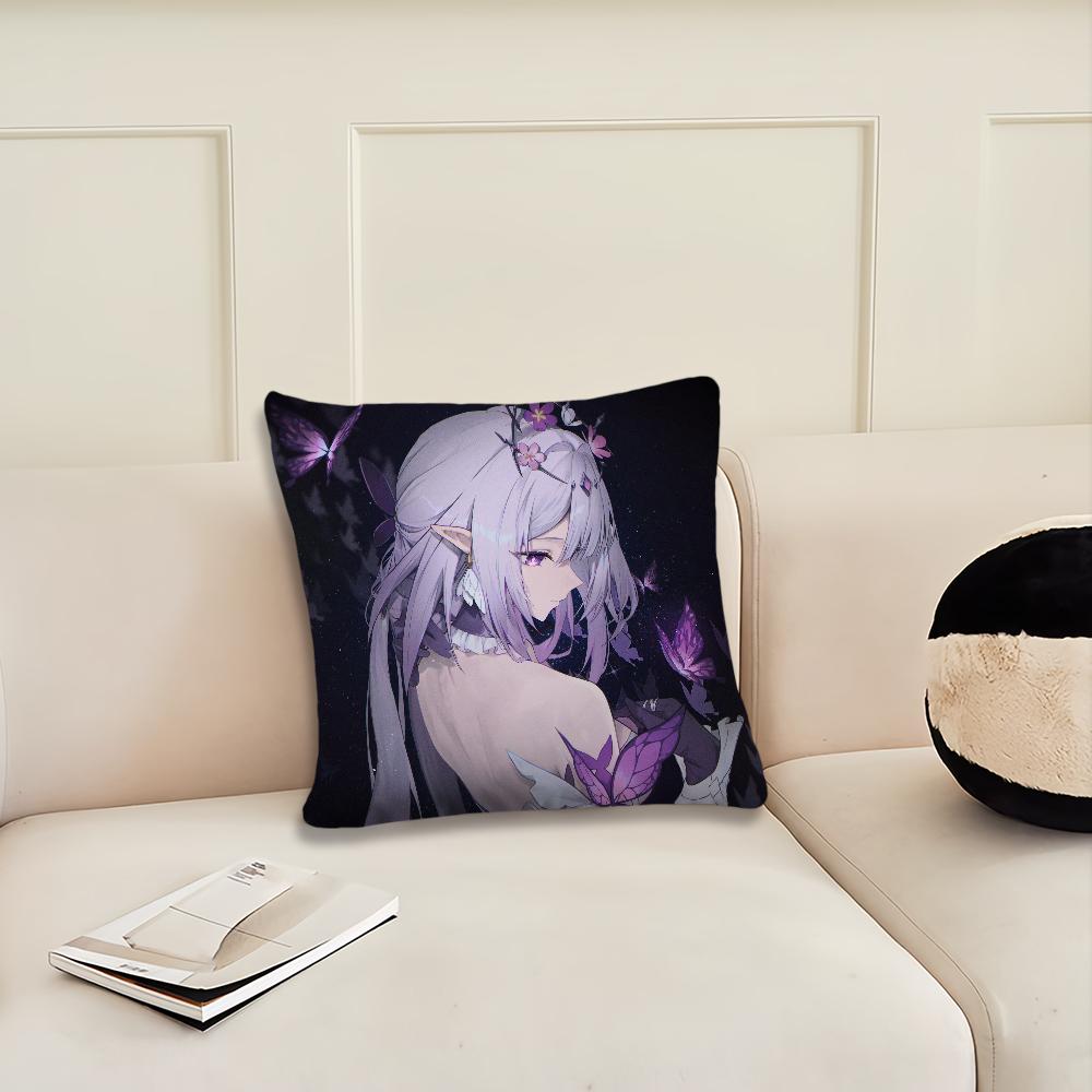 

Игра Castorice Honkai Star Rail наволочка Подушка Комната Спальня Изголовье Диван Гостиная Спинка Подушка-чехол для сна 22x22Inch