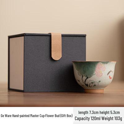 Shangqi Hand-Painted Ge Ware Gongfu Tea Master Cup