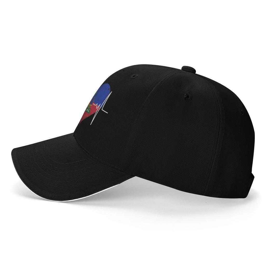 Haitian Heritage Flag Day Month Love Haiti Pride Baseball Cap Male Hip Hop Hats Spring Streetwear Running Hippie Baseball Caps