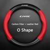 Universal Suitable Matte Carbon Fiber Texture Car Steering Wheel Cover For Civic Accord CRV Styling Auto Accessories