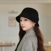 Elderly Hat Female Autumn and Winter Versatile Basin Hat Elegant Mother Wool Top Hat In the Elderly Fashion Warm Bucket Hat