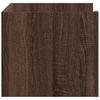 Wall Shelf Brown Oak Effect 70.5x35x30.5 Cm Engineered Wood