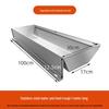 Stainless Steel Water and Feed Trough for Piglets and Fattening Pigs - Durable, Free-Feeding & Drinking Trough