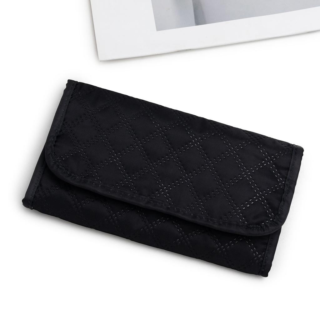 Minimalist Faux Leather Jewelry Organizer With Zipper For Travel And Daily Use