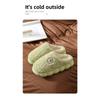 Cotton Slippers for Women, Plush In Autumn and Winter, Thick Soled for Home Use, Warm and Non Slip for Couples, Fuzzy Cotton Slippers for Men