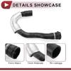 1 Pcs Radiator Coolant Hose for BMW 528i 3.0L L6 2011 Engine Heater Water Hose No.11537581942 Black Rubber