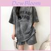 Animal Pattern Short Sleeve Shorts Set With 3d Print For Plus Size Women Summer Casual Fashion
