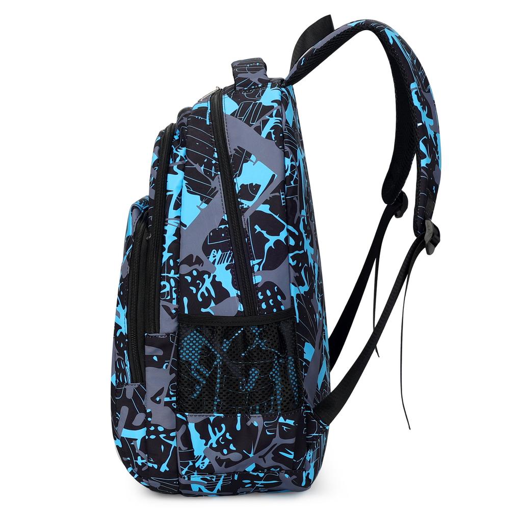 Large Capacity Schoolbag with Shoulder Strap; Student Three-piece Pencil Case Set