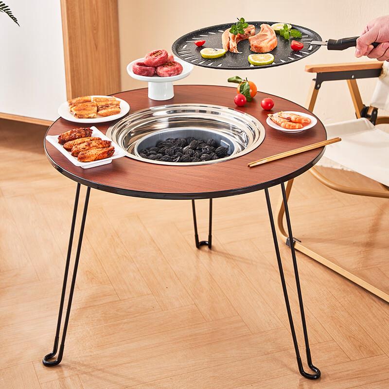 Portable Charcoal BBQ Grill and Heater