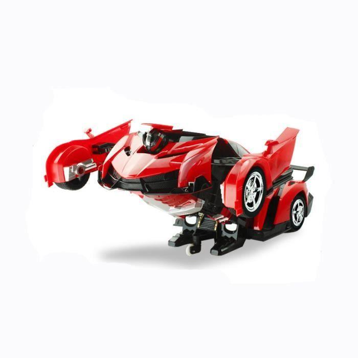 Jouet - RC - Voiture De Sport - Télécommande 1:18 - 4 Canaux - Rouge