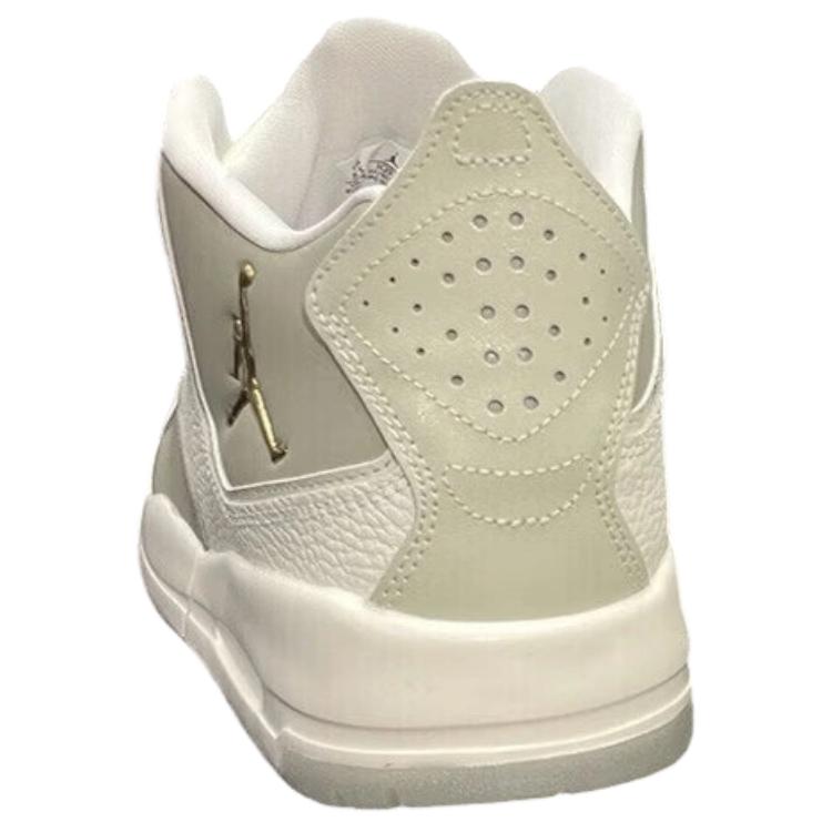 Jordan Courtside 23 Pelle Sintetica Resistente all'Abrasione Mid top Scarpe da Basket Vintage da Uomo Beige IQ9782-171