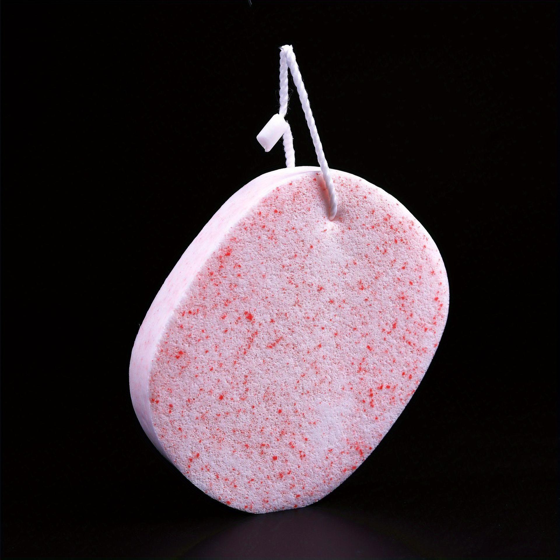 1PC One Piece of Face Washing Sponge, Wood Pulp Seaweed Puff, Wet in Contact with Water, Wet and Dry