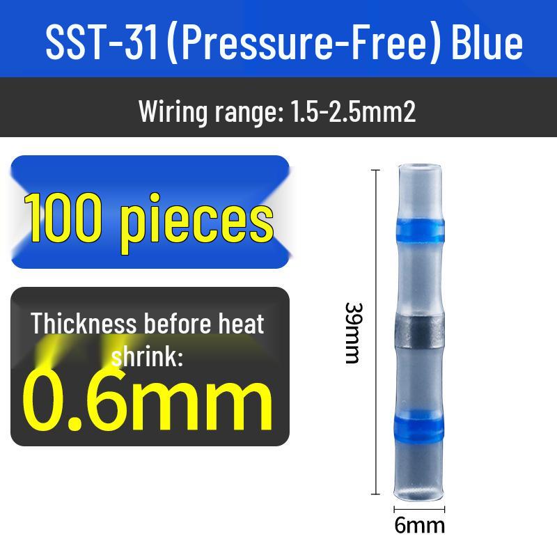 Wiring Artifact: No-Weld Solder Ring Heat Shrink Tube Insulation Sleeve Waterproof Wire Connector