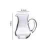 10oz 300ml Household Baijiu Dispenser Foreign Wine Jug Transparent Retro Water Dispenser Glass Wine Decanter Restaurant Utensils