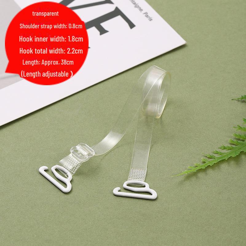 

Бюстгальтер больших размеров с большими крючками, матовыми широкими бретелями, невидимыми бретелями и прозрачным нижним бельем с бретельками Basic