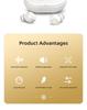 Cross-Border CIC In-Ear Hearing Aid with Magnetic Charging, Sound Amplifier, and Fingerprint Touch for the Elderly