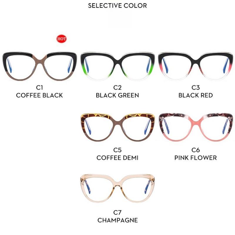 Women's eyewear: trendy cat-eye glasses